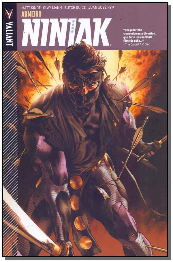 Capa do livro Ninjak - Vol.1, de Kind ; Mann ; Guice ; Ryp