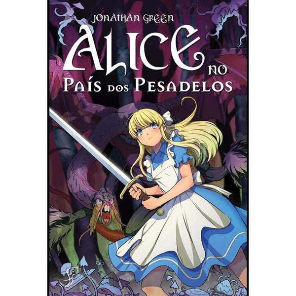 Capa do livro Alice no País dos Pesadelos, de Jonathan Green