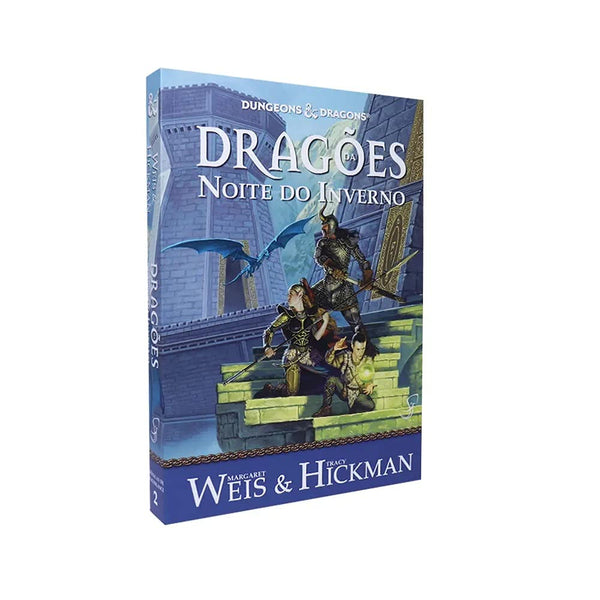 Capa do livro Crônicas de Draonlance - Vol 02 - Dragões Noite do Inverno, de Margaret Weis, Tracy Hickman