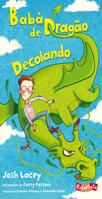 Capa do livro Babá de Dragão Decolando, de Josh Lacey