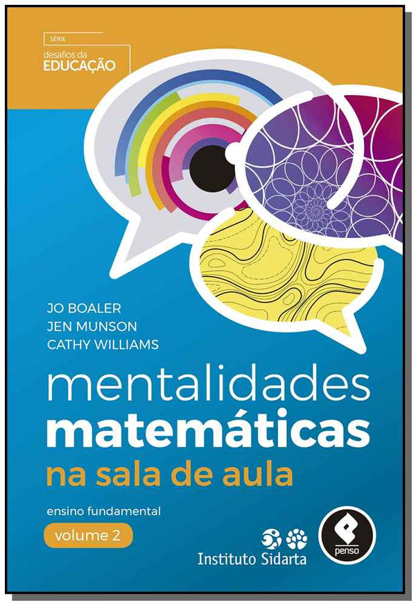 Capa do livro Mentalidades Matemáticas na Sala de Aula, de Boaler; Munson; Williams