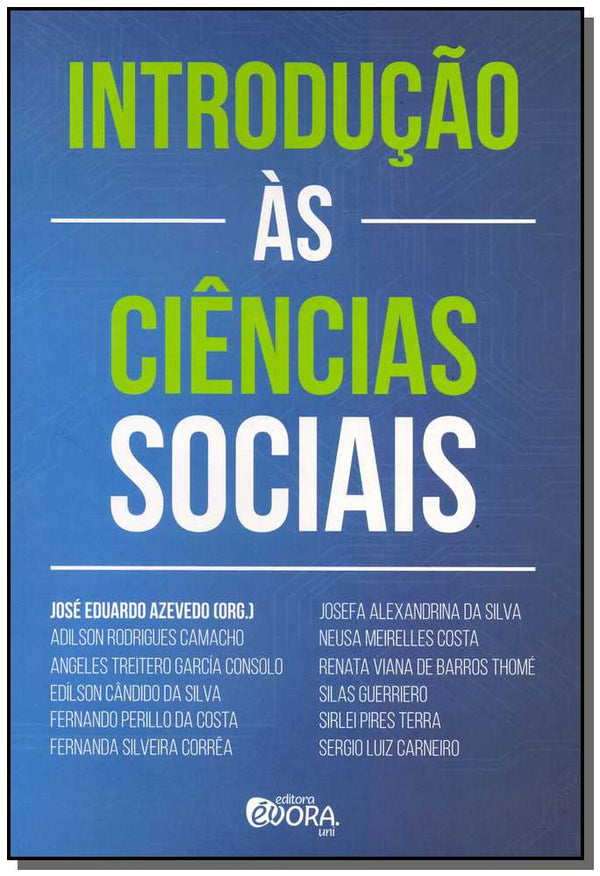 Capa do livro Introdução às Ciências Sociais, de Jose Eduardo Azevedo (org.)