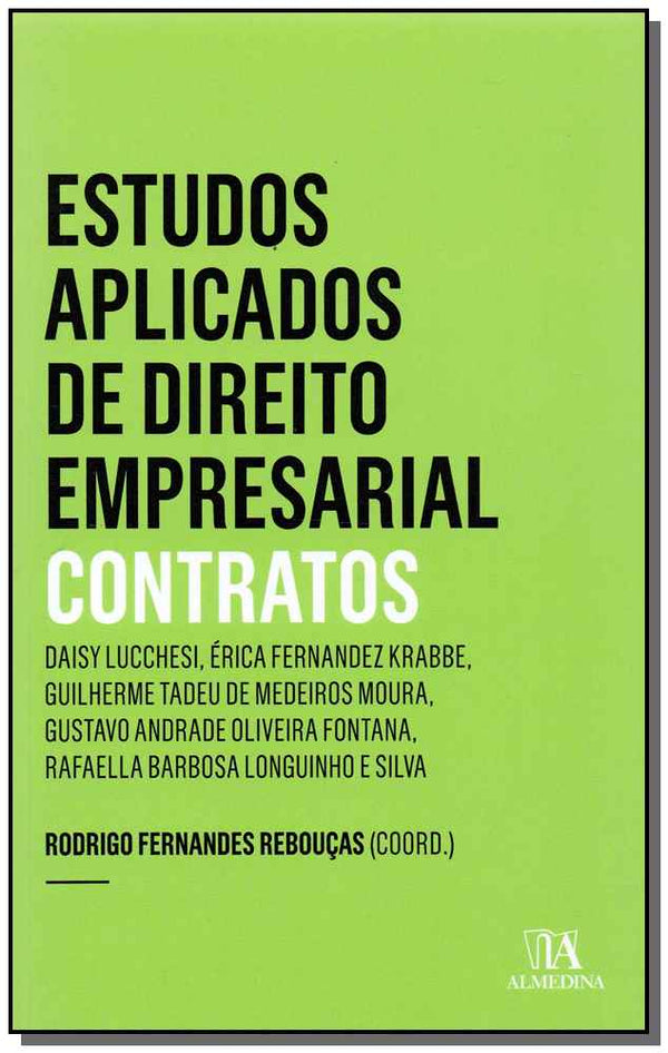 Capa do livro Estudos Aplicados de Direito Empresarial Contratos, de Krabbe; Moura; Fontana; Silva