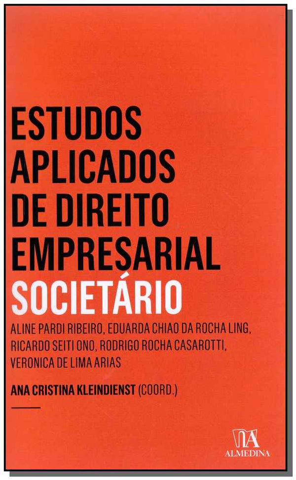 Capa do livro Estudos Aplicados de Direito Empresarial Societário, de Ribeiro; Ling; Ono; Casarotti; Arias