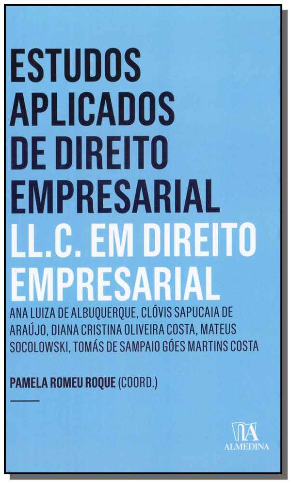 Capa do livro Estudos Aplicados Direito Empresarial - Llc. em Direito Empresarial 03ed/18, de Pamela Romeu Roque