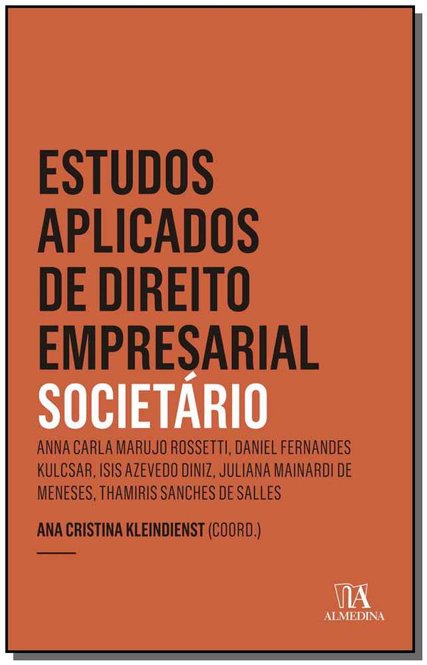 Capa do livro Estudos Apl. Dto. Emp. - Societario - 01ed/19, de Ana Cristina Kleindienst (org.)