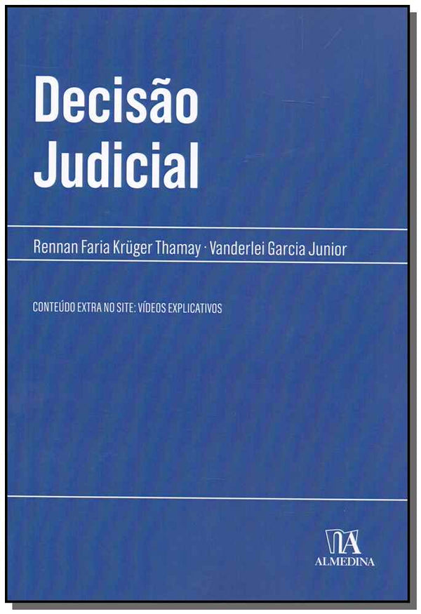 Capa do livro Decisão Judicial, de Rennan Thamay, Vanderlei Junior