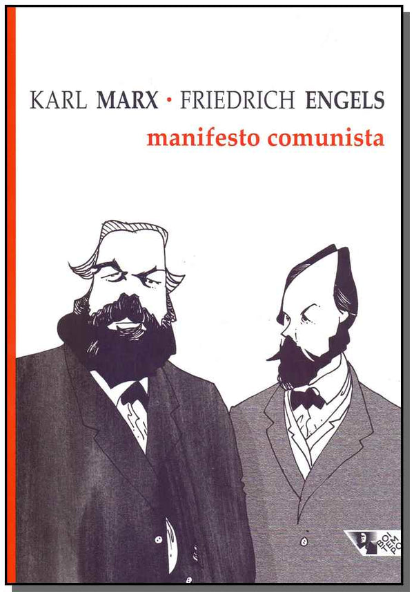 Capa do livro Manifesto Comunista, de Karl Marx, Friedrich Engels
