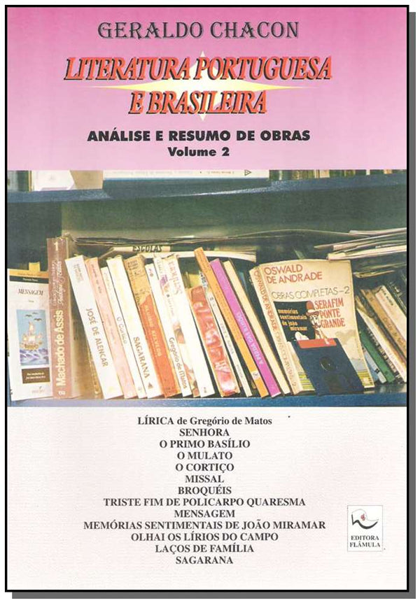Capa do livro Literatura Portuguesa e Brasileira-V.2, de Geraldo Chacon