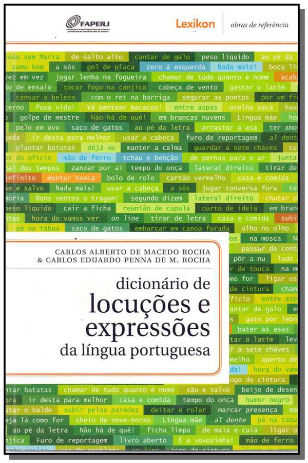 Capa do livro Dicionário de Locuções e Expressões da Língua Portuguesa, de Carlos Alberto de Macedo Rocha