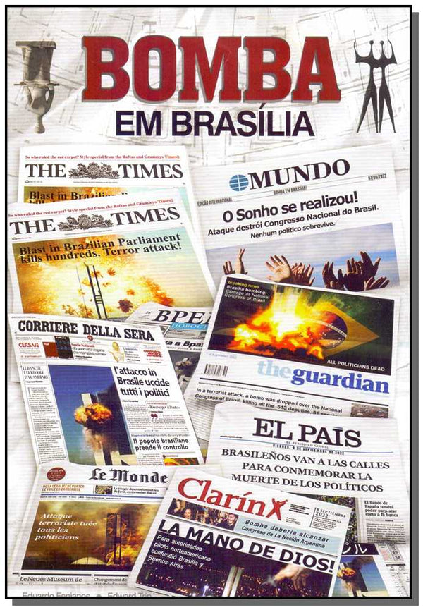 Capa do livro Bomba em Brasília, de Eduardo Emilio Fenianos