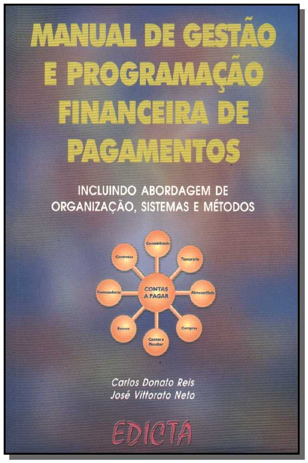 Capa do livro Manual Gestao Progr.fin.pagamentos, de Carlos Donato Reis