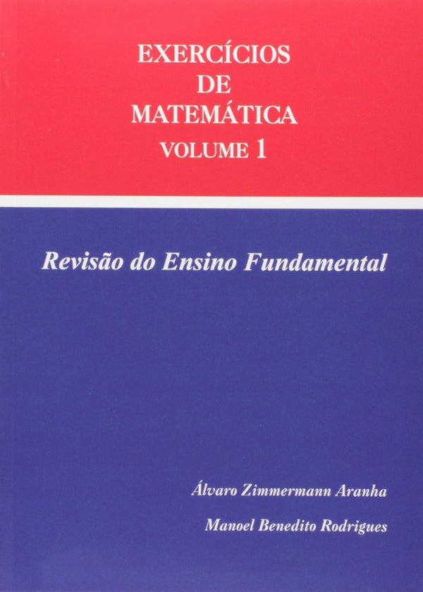 Capa do livro Exercicio de Matematica Vol. 1, de Manoel Rodrigues, Alvaro Aranha