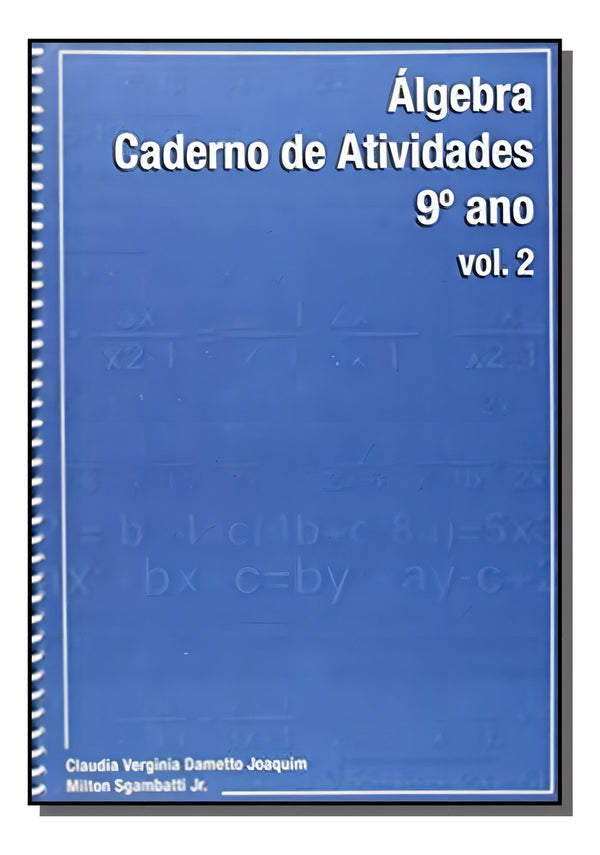 Capa do livro Algebra 9 Ano Vol. 2, de Alvaro Aranha