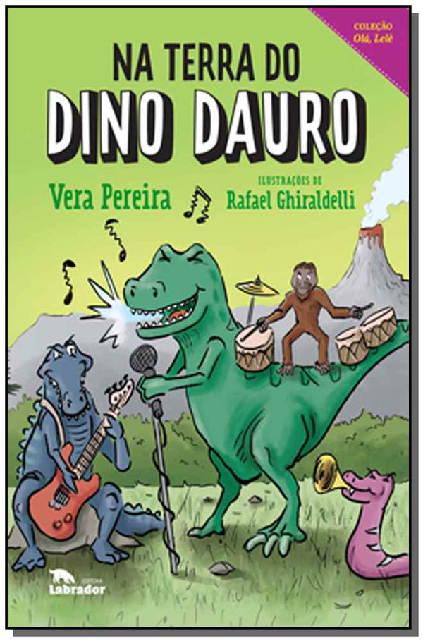 Capa do livro Na Terra do Dino Dauro, de Vera Pereira