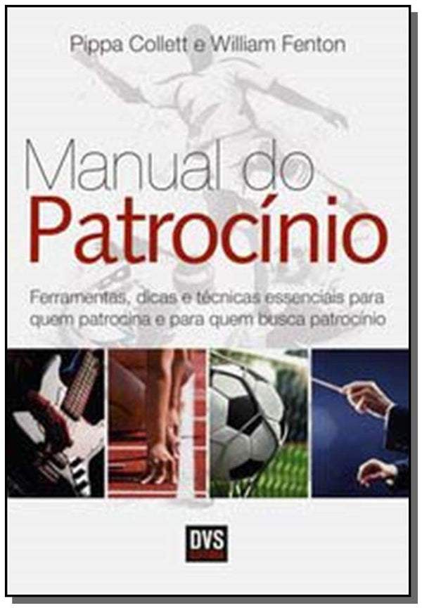 Capa do livro O Manual do Patrocínio, de Pippa Collett, William Fenton