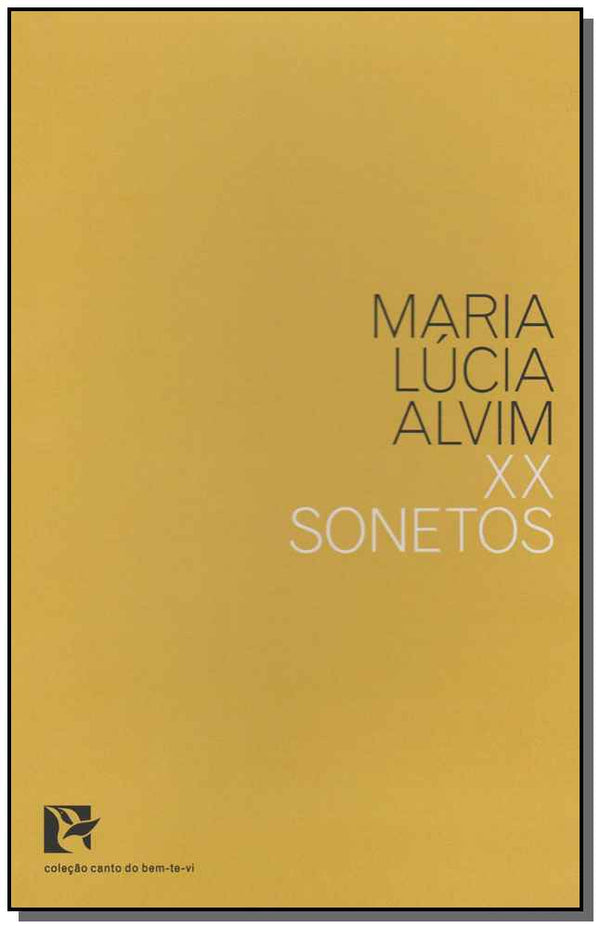 Capa do livro XX Sonetos, de Maria Lucia Alvim