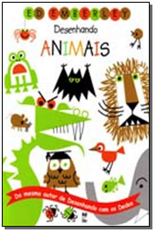 Capa do livro Desenhando Animais, de Ed Emberley