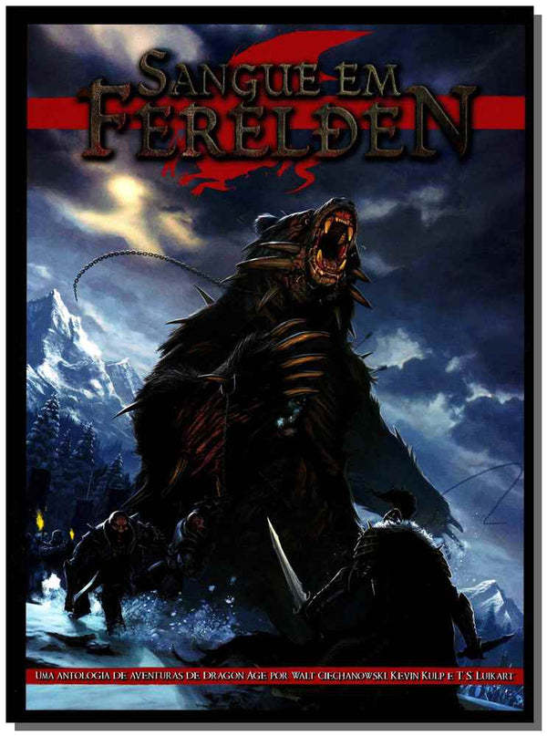 Capa do livro Sangue em Ferelden -34712, de Walt Ciechanowski