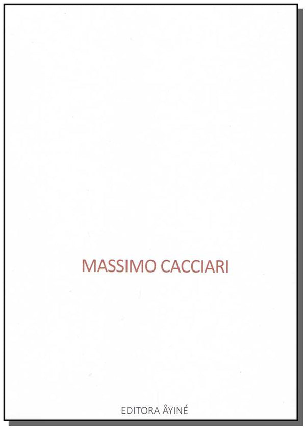 Capa do livro Três Ícones, de Massimo Cacciari