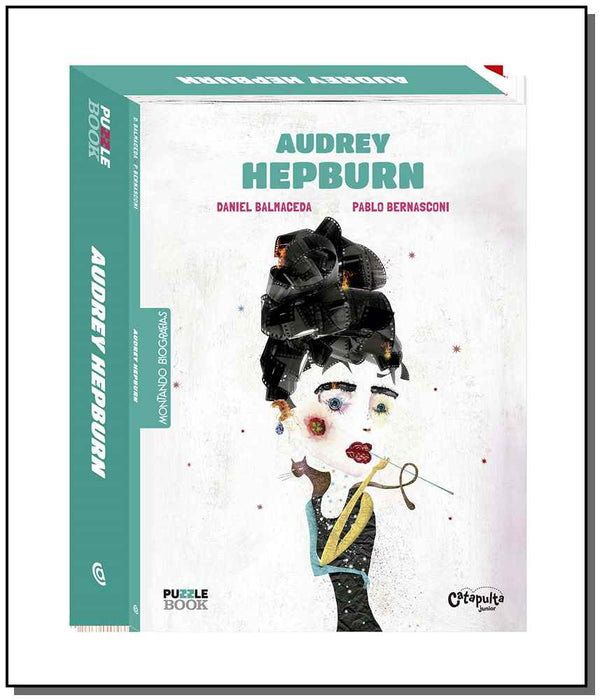 Capa do livro Montando Biografias: Audrey Hepburn, de Balmaceda Daniel, Pablo Bernasconi