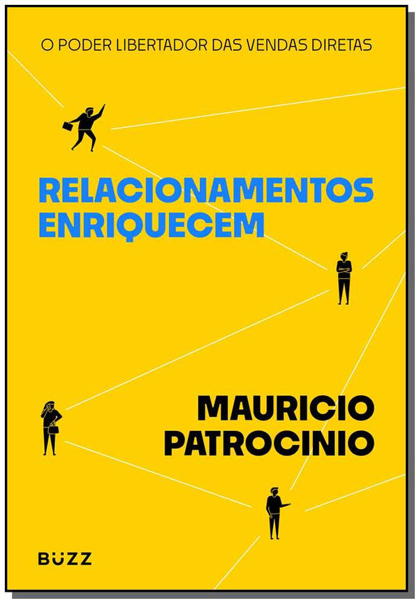 Capa do livro Relacionamentos Enriquecem, de Mauricio Patrocinio