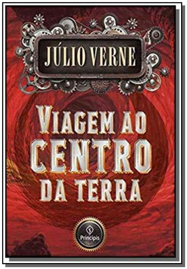 Capa do livro Viagem ao Centro da Terra, de Julio Verne