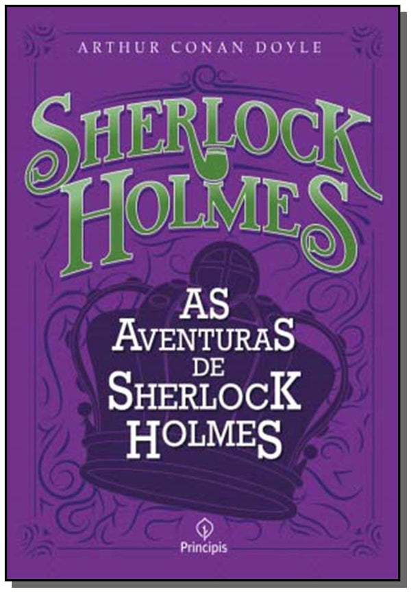 Capa do livro Sherlock Holmes - As Aventuras de Sherlock Holmes, de Arthur Conan Doyle