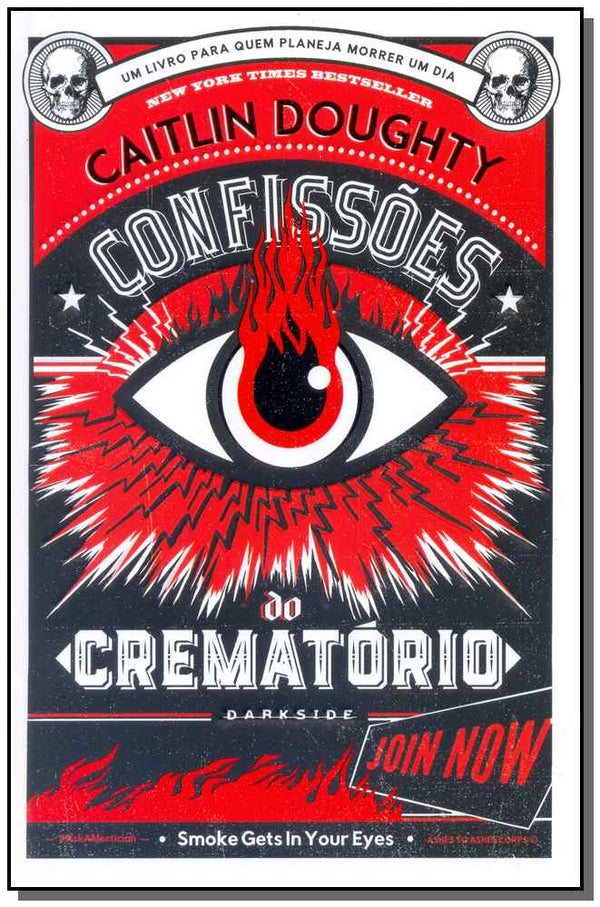 Capa do livro Confissões do Crematório, de Caitlin Doughty