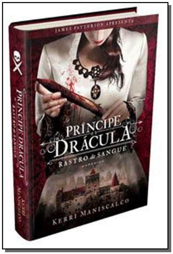Capa do livro Rastro de Sangue: Príncipe Drácula, de Kerri Maniscalco