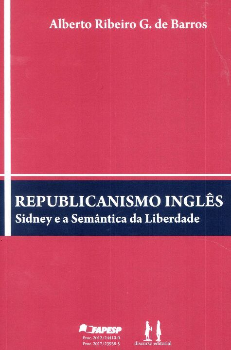 Capa do livro Republicanismo Inglês, de Alberto Ribeiro de Barros