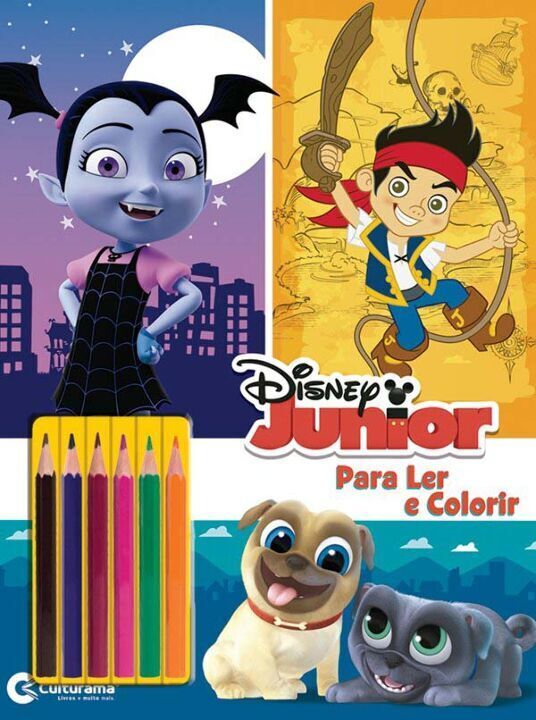 Capa do livro Ler e Colorir Blister Disney Junior, de Naihobi S. Rodrigues