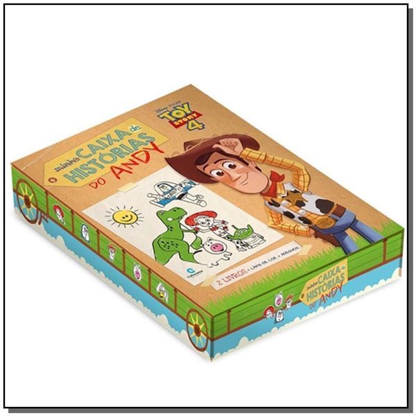 Capa do livro Minha Caixa de Historias Toy Story 4, de Rodrigues Naihobi Steinmetz
