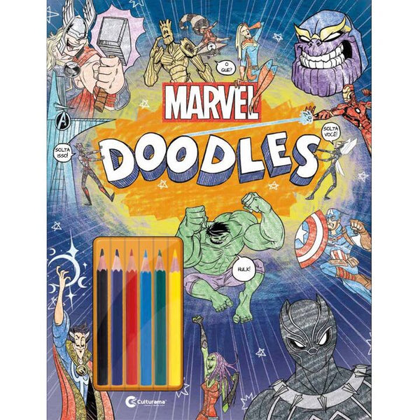 Capa do livro Ler e Colorir Blister Doodles, de Naihobi S. Rodrigues