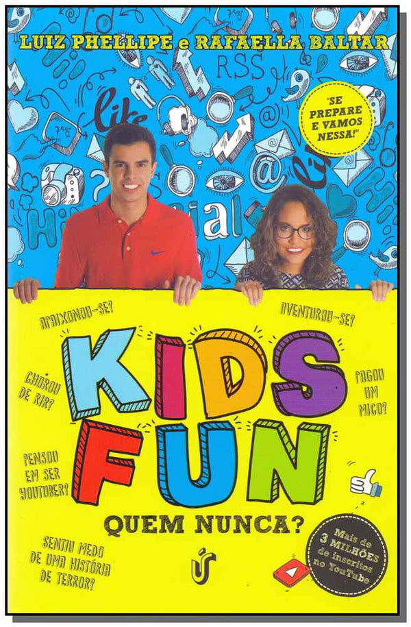 Capa do livro Kids Fun, de Luiz Phellipe, Rafaella Baltar
