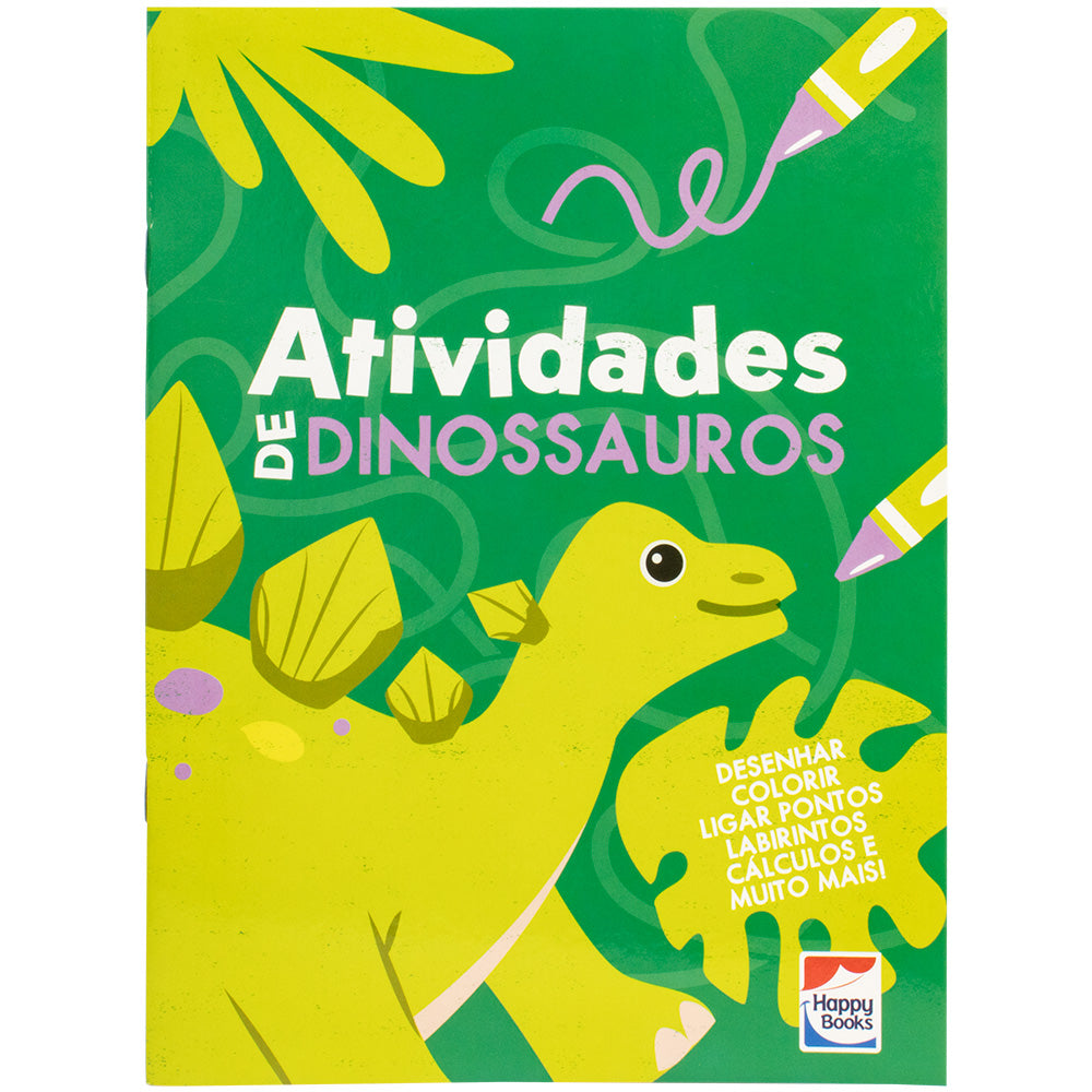 Atividades de Dinossauros: Verde