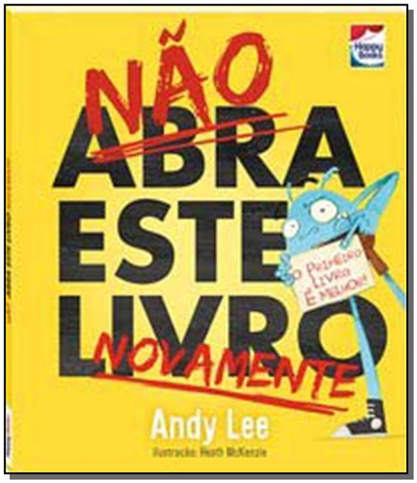 Capa do livro Não Abra Este Livro - Novamente, de Andy Lee