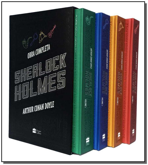 Capa do livro Box - Sherlock Holmes - C/4, de Arthur Conan Doyle
