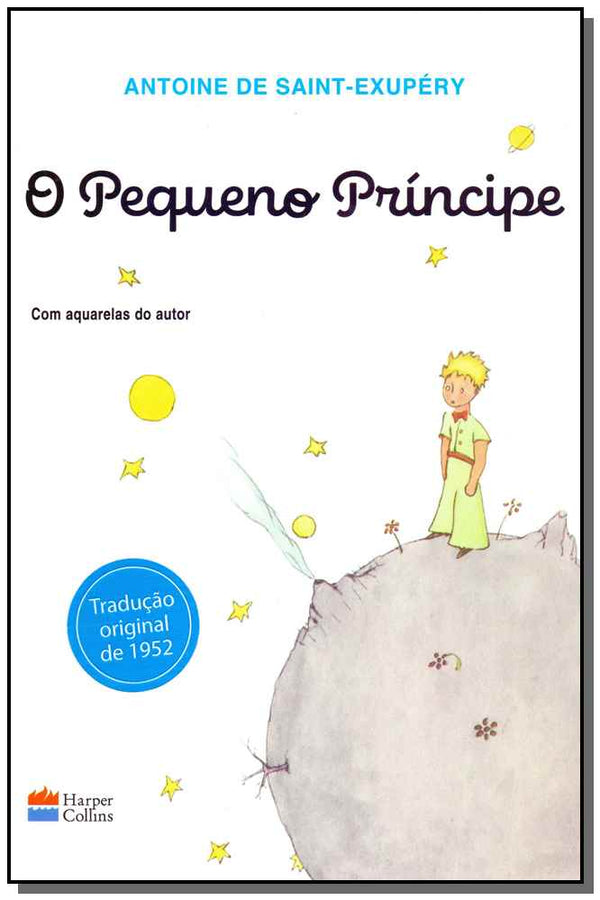 Capa do livro O Pequeno Príncipe, de Antoine de Saint-Exupery