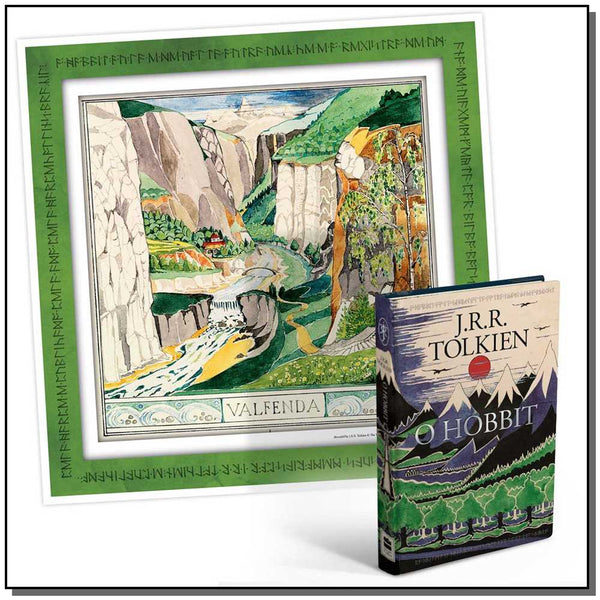 Capa do livro Hobbit, o + Pôster, de J. R. R. Tolkien