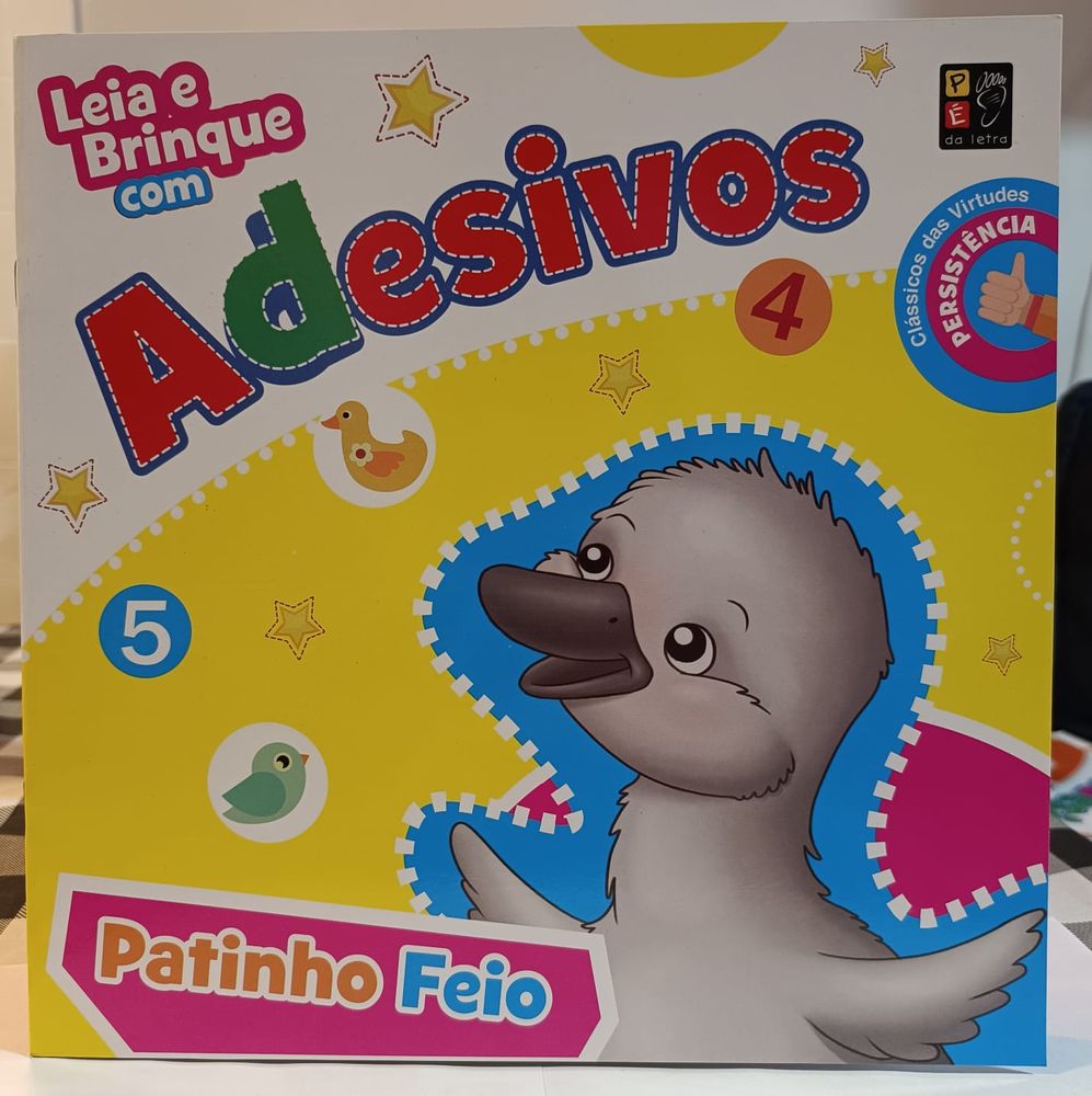 Leia e Brinque com Adesivos Patinho Feio