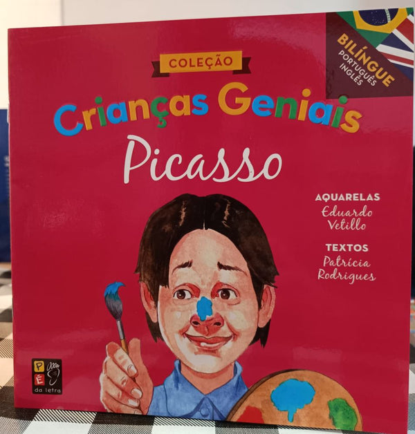 Capa do livro Crianças Geniais - Picasso, de Patricia Rodrigues