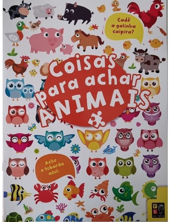 Capa do livro Coisas para Achar - Animais, de Jarbas Cerino