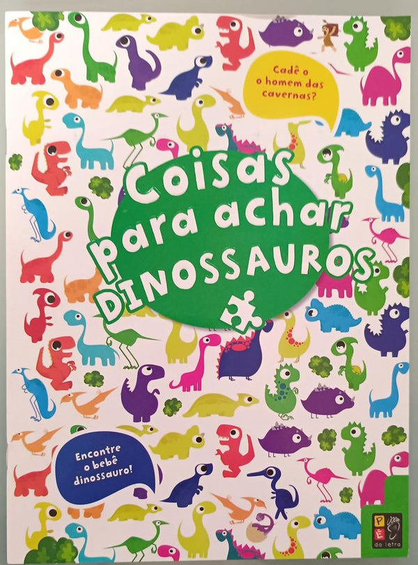 Capa do livro Coisas para Achar - Dinossauros, de James Misse