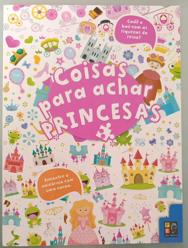 Capa do livro Coisas para Achar - Princesas, de James Misse