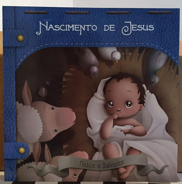 Capa do livro Clássicos Bíblicos - Nascimento de Jesus, de Editora Pe na Letra
