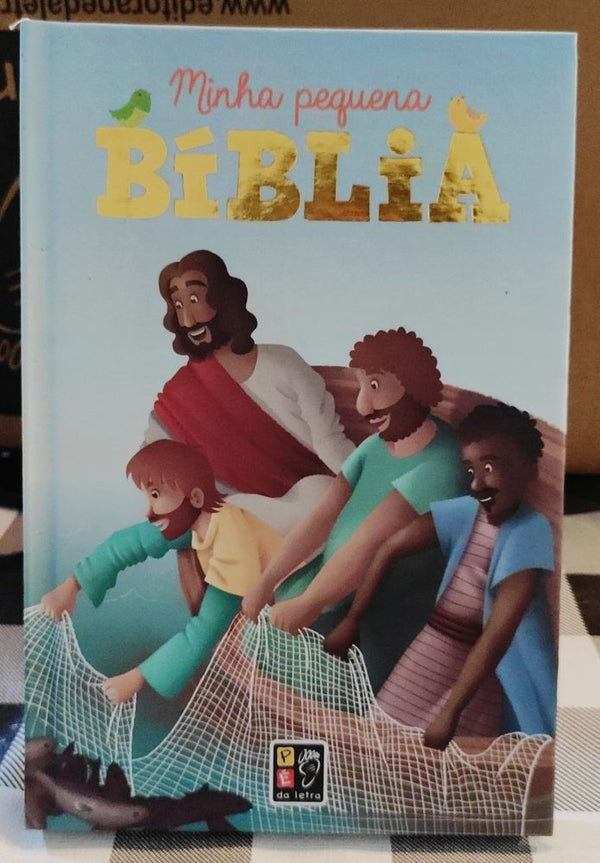 Capa do livro Minha Pequena Bíblia - Capa Dura, de Editora Pe na Letra