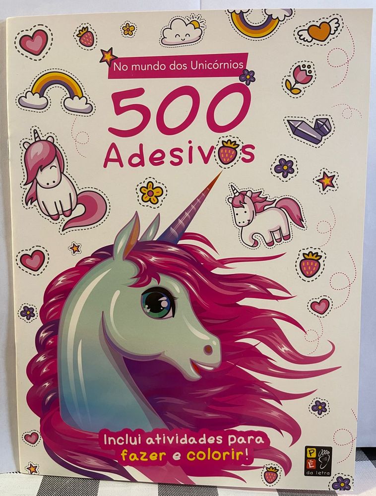 500 Adesivos - No Mundo dos Unicórnios
