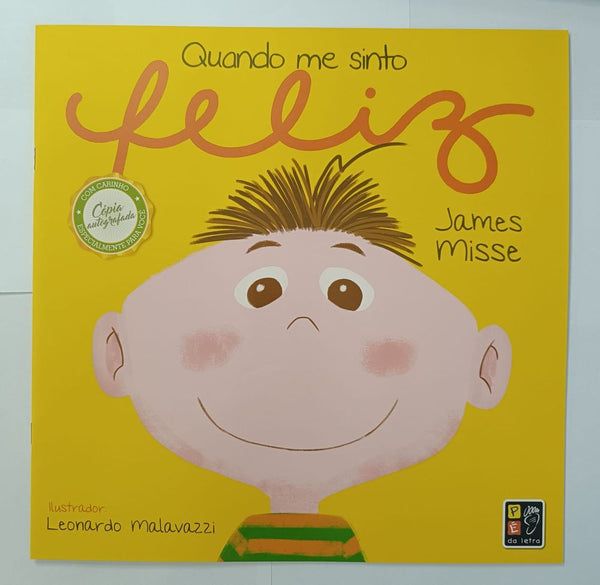 Capa do livro Quando Me Sinto - Feliz, de Editora Pe na Letra