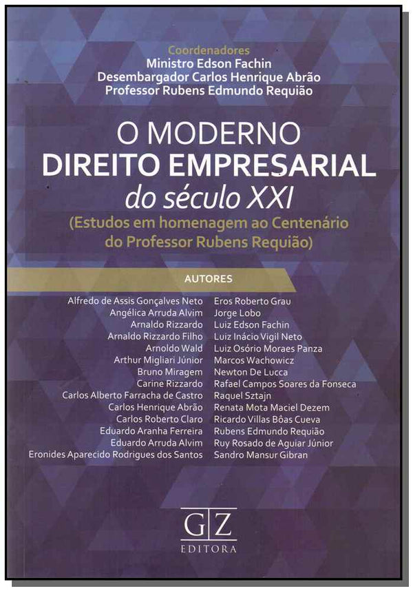 Capa do livro Moderno Direito Empresarial do Século XXI, o, de Fachin . Abrao ; Requiao